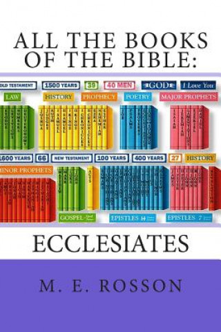 Libro All the Books of the Bible: Ecclesiates M E Rosson