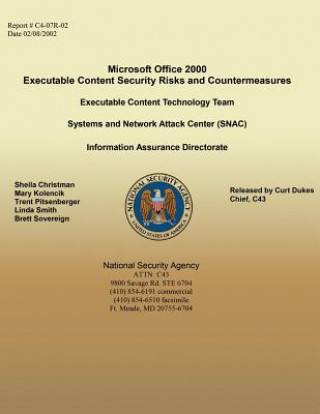 Buch Microsoft Office 2000 Executable Content Security Risks and Countermeasures National Security Agency