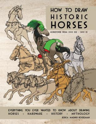 Könyv How to Draw Historic Horses: Everything you ever wanted to know about drawing horses - hardware - history - mythology Jessica Magnus-Rockeman