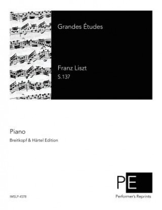 Kniha Grandes Études Franz Liszt