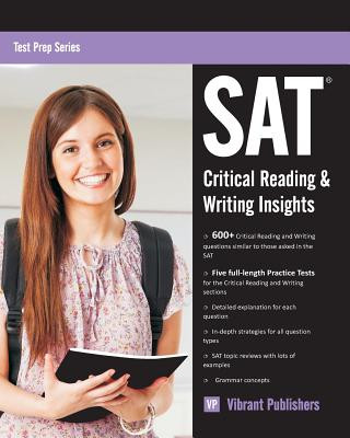 Carte SAT Critical Reading & Writing Insights Vibrant Publishers