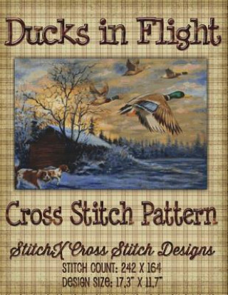 Carte Ducks in Flight Cross Stitch Pattern Tracy Warrington