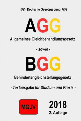 Carte Allgemeines Gleichbehandlungsgesetz: Allgemeines Gleichbehandlungsgesetz - AGG Groelsv Verlag