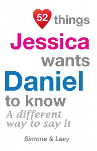Kniha 52 Things Jessica Wants Daniel To Know: A Different Way To Say It Levy