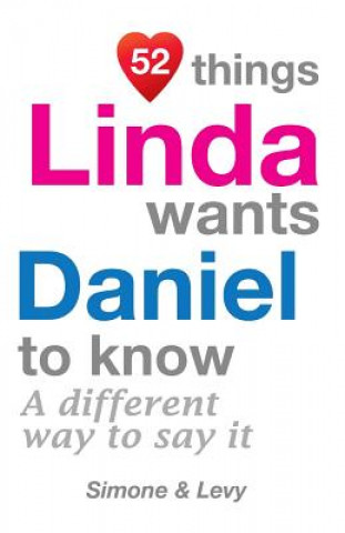 Kniha 52 Things Linda Wants Daniel To Know: A Different Way To Say It Levy