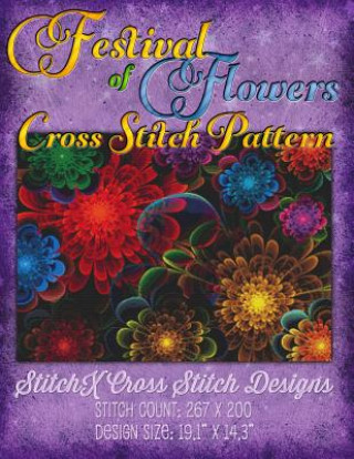 Kniha Festival of Flowers Cross Stitch Pattern Tracy Warrington