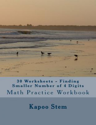 Carte 30 Worksheets - Finding Smaller Number of 4 Digits: Math Practice Workbook Kapoo Stem