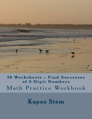Carte 30 Worksheets - Find Successor of 8 Digit Numbers: Math Practice Workbook Kapoo Stem