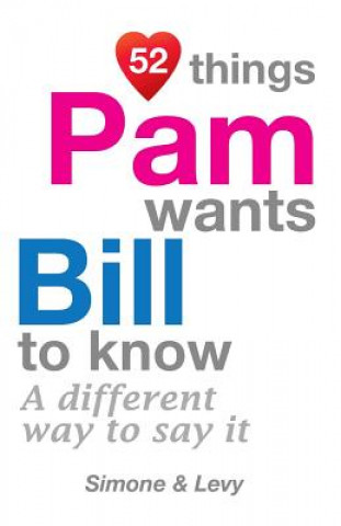 Carte 52 Things Pam Wants Bill To Know: A Different Way To Say It Levy