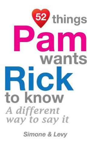 Carte 52 Things Pam Wants Rick To Know: A Different Way To Say It Levy