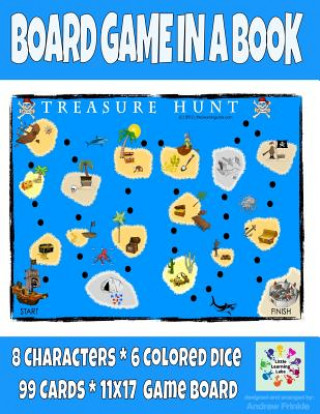 Kniha Board Game in a Book - Treasure Hunt Andrew Frinkle