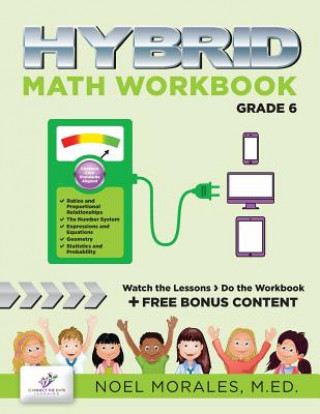 Carte Hybrid Math Workbook Grade 6 Noel Morales M Ed