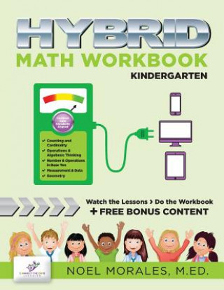 Knjiga Hybrid Math Workbook Kindergarten Noel Morales M Ed