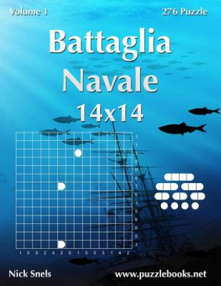 Książka Battaglia Navale 14x14 - Volume 1 - 276 Puzzle Nick Snels