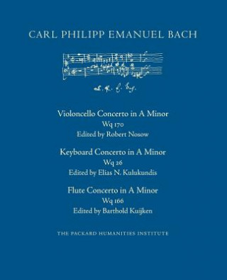 Carte Concerto in A Minor, Wq 170, 26, 166 Carl Philipp Emanuel Bach
