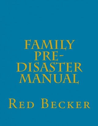 Livre Family Pre-Disaster Manual Red Becker