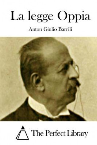 Kniha La legge Oppia Anton Giulio Barrili