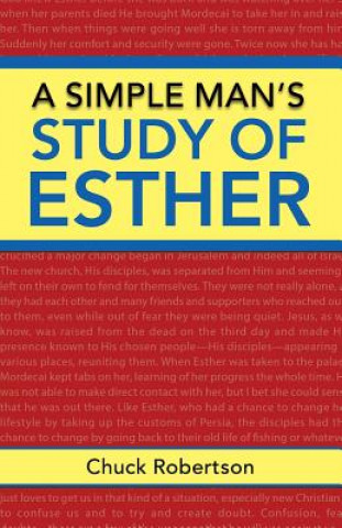 Carte Simple Man's Study of Esther Chuck Robertson