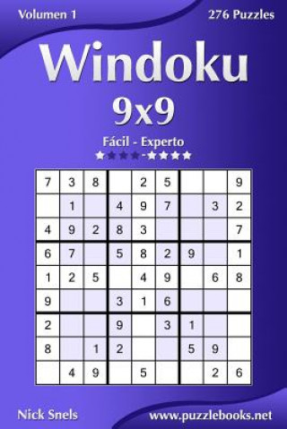 Книга Windoku 9x9 - De Fácil a Experto - Volumen 1 - 276 Puzzles Nick Snels