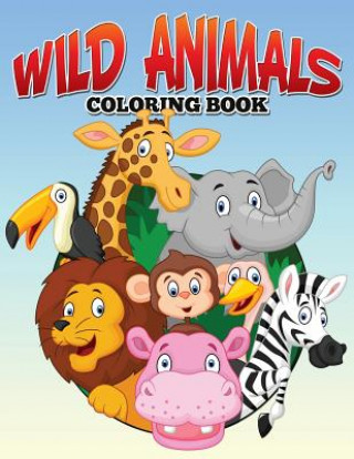 Книга Wild Animals Coloring Book M R Bellinger