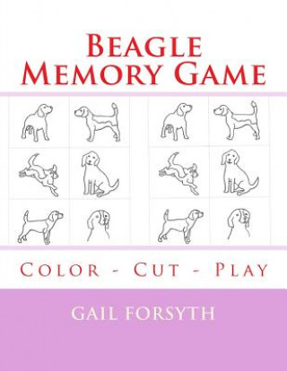 Knjiga Beagle Memory Game: Color - Cut - Play Gail Forsyth