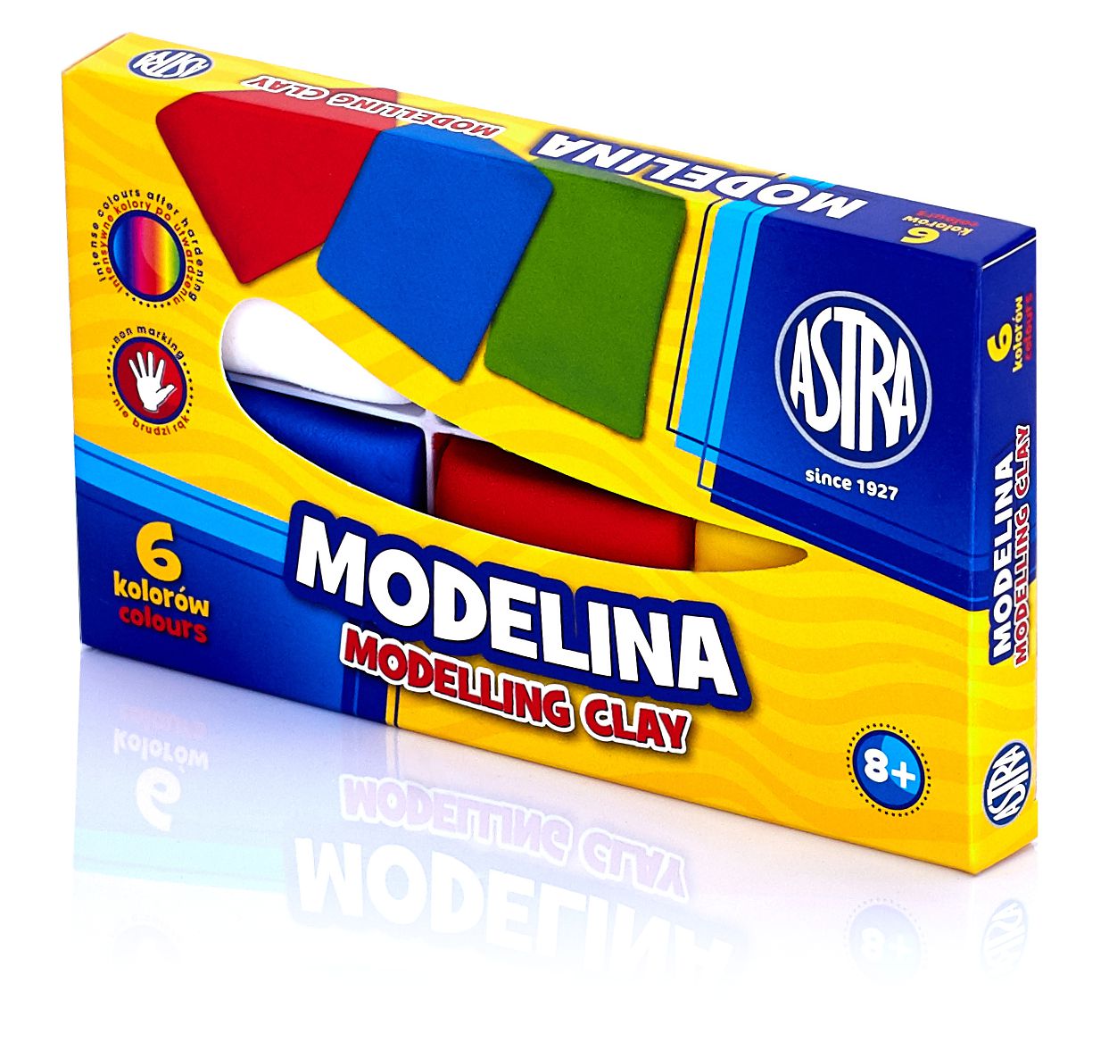Proizvodi od papira Modelina Astra 6 kolorów 