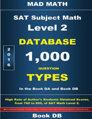 Kniha SAT Math Level 2 Database Book DB John Su