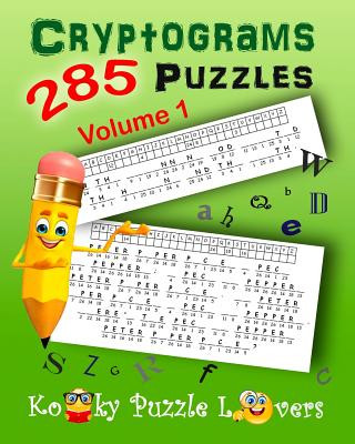 Könyv Cryptograms, Volume 1: 285 Puzzles Kooky Puzzle Lovers
