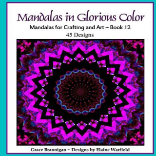 Kniha Mandalas in Glorious Color Book 12: Mandalas for Crafting and Art Elaine Warfield