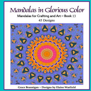 Kniha Mandalas in Glorious Color Book 13: Mandalas for Crafting and Art Grace Brannigan