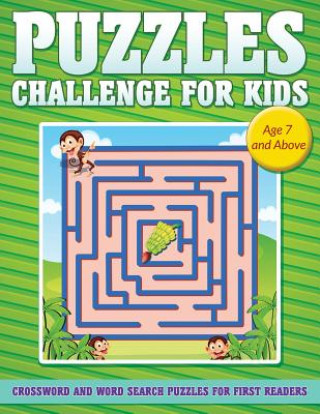 Kniha Puzzle Challenge for Kids: Crossword and Word Search Puzzles Greg Green
