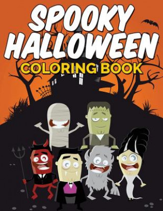 Kniha Spooky Halloween Coloring Book Melonee