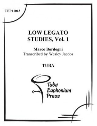 Книга Low Legato Etudes for Tuba (volume 1) Wesley Jacobs