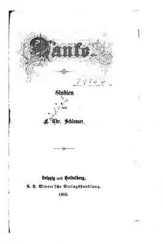 Kniha Dante. Studien Friedrich Christoph Schlosser