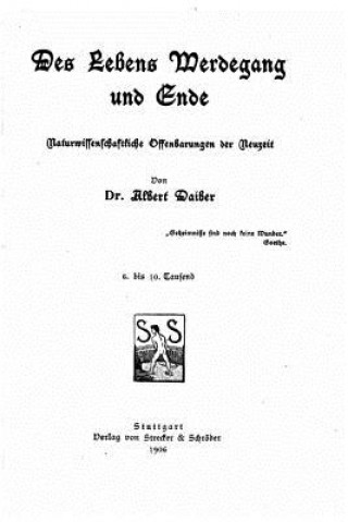 Buch Des Lebens Werdegang und Ende Albert Daiber