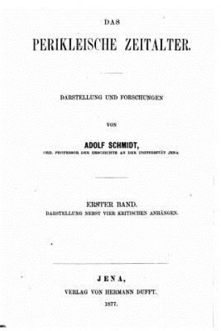 Book Das perikleische Zeitalter Adolf Schmidt