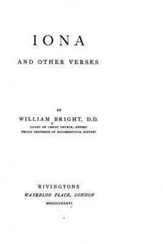 Kniha Iona and Other Verses William Bright