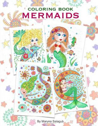 Carte Mermaids coloring book Maryna Salagub