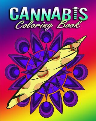 Книга Cannabis Coloring Book For Adults: Stress Relieving Designs Becky Desouza