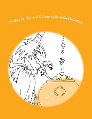 Книга Chubby Art Cartoon Colouring Book for Halloween Alison Galvan