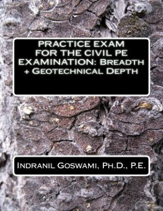 Kniha Practice Exam for the Civil PE Exam: Breadth + Geotechnical Depth Dr Indranil Goswami P E