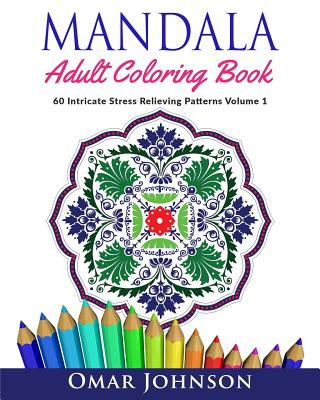 Книга Mandala Adult Coloring Book Omar Johnson