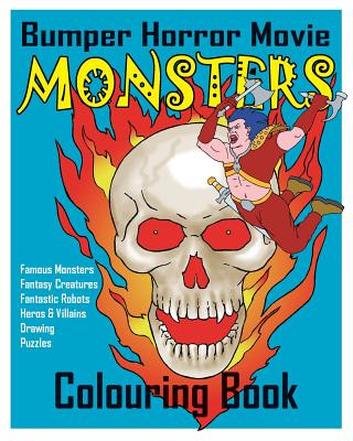 Könyv BUMPER Horror Movie Monsters Colouring Book MR Albert David Sutton