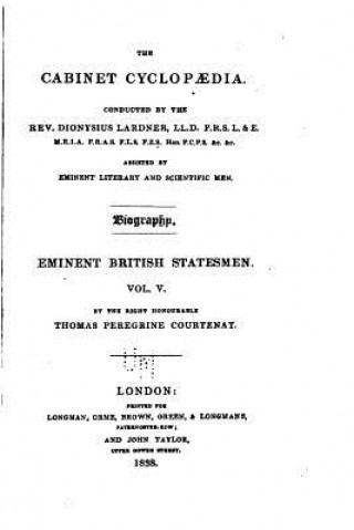 Kniha Eminent British Statesmen - Vol. V Thomas Peregrine Courtenay