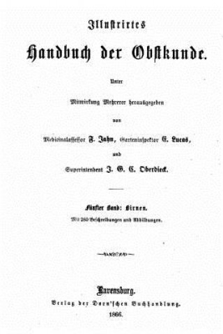 Kniha Illustrirtes Handbuch der Obstkunde Eduard Lucas