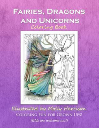 Carte Fairies, Dragons and Unicorns Molly Harrison