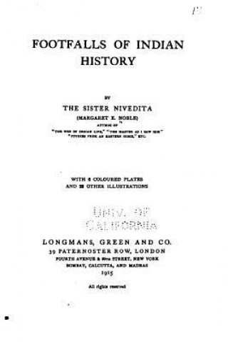 Könyv Footfalls of Indian History Margaret E Noble Nivedita