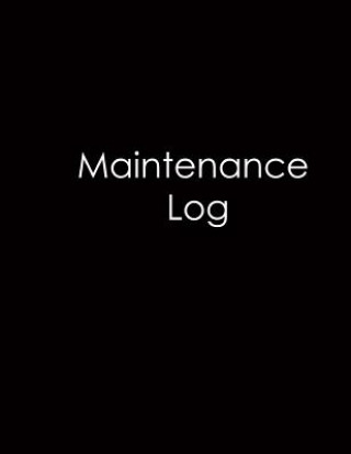 Książka Maintenance Log - Black Cover Inc Gelding Publishing