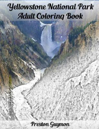 Carte Yellowstone National Park Adult Coloring Book Preston Guymon