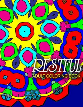Könyv RESTFUL ADULT COLORING BOOKS - Vol.9: adult coloring books best sellers stress relief Jangle Charm